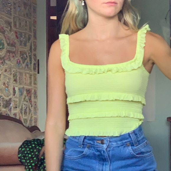 Urban Outfitters Tops - Urban outfitters neon tank top